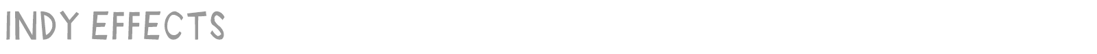 Indy Effects font preview